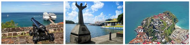 Grenada landmarks
